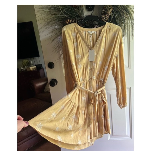 Z Supply Women’s easy to love palm tree dress size xsmall new with tags - Picture 4 of 16